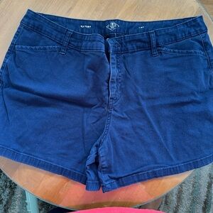 Ladies navy blue shorts